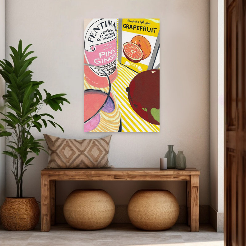 Art contemporain contemporain, H 48 po x l 32 po