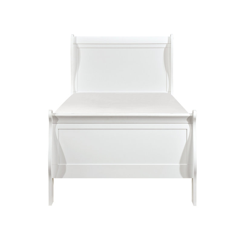 Chasyn Sleigh Bed, Twin, White