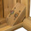Table de jardin en bois - Balcon spacieux, stable et antidérapant