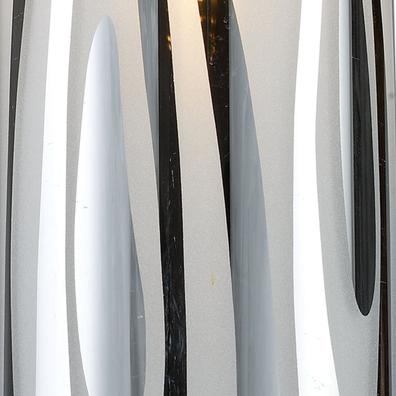 Luminaire suspendu 1 lumière de 4 po de large Chromia - Chrome poli