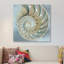 «Nautilus in Blue II», impression sur toile-73199588-73199589-20927635