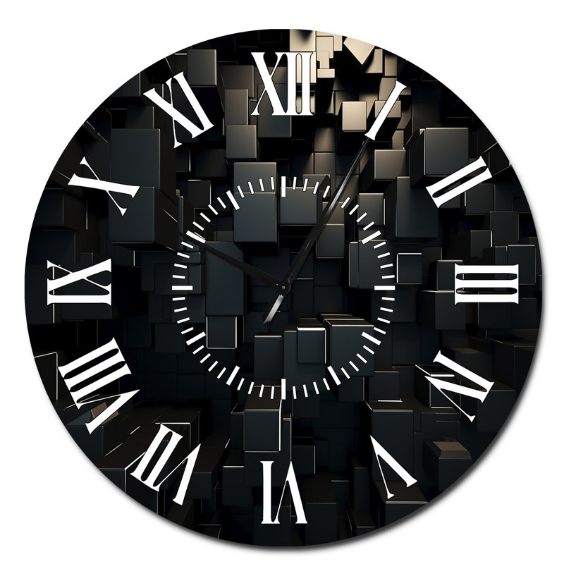 Horloge murale 3D 3D, Surdimensionné