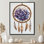 Swifton hydrangea Dreamcatcher III - art mural hortensia