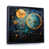 Black Floater Framed