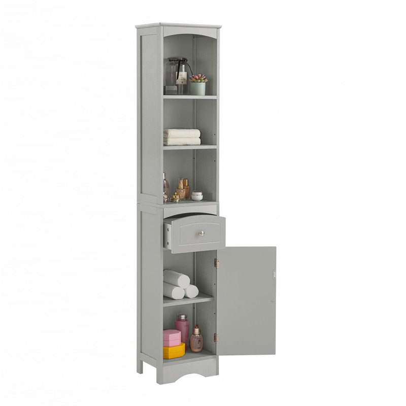 Grande armoire de salle de bain, Gris