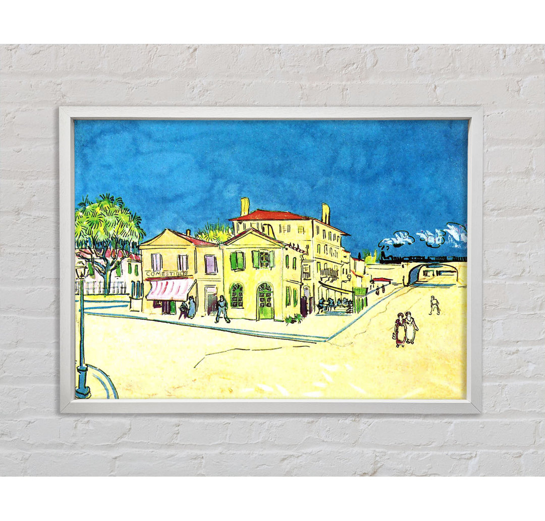 Van Gogh Studie zum Vincentshaus in Arles - Druck