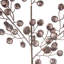 Faux Artificial Leaf Spray Set of 6 28" x 7.5" x 0.8" Copper