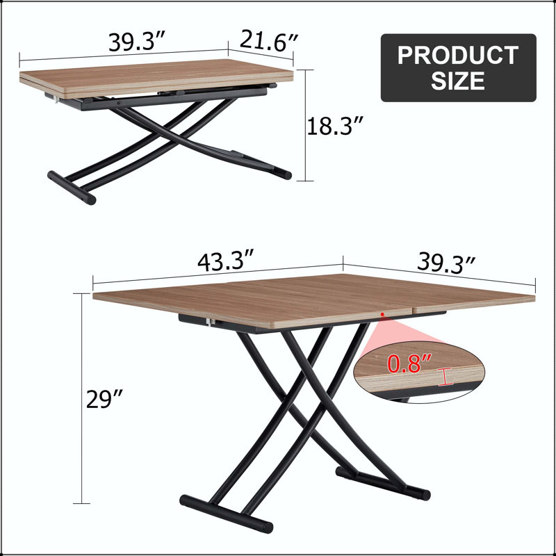 Table élévatrice polyvalente à hauteur ajustable