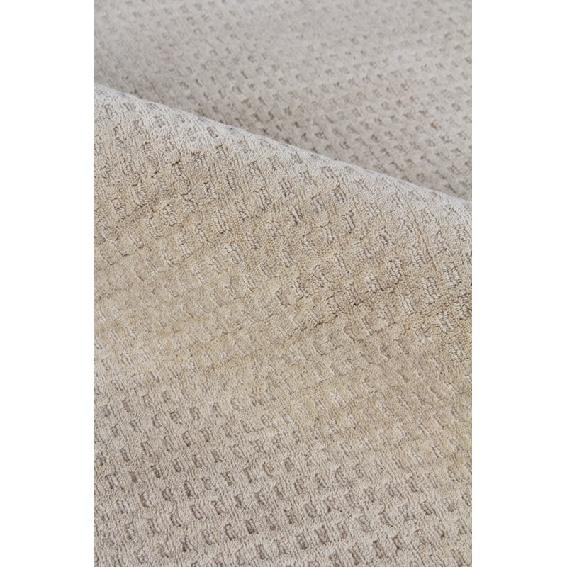 New Zealand Wool Geometric Area Rug, Rectangle 6' x 9'