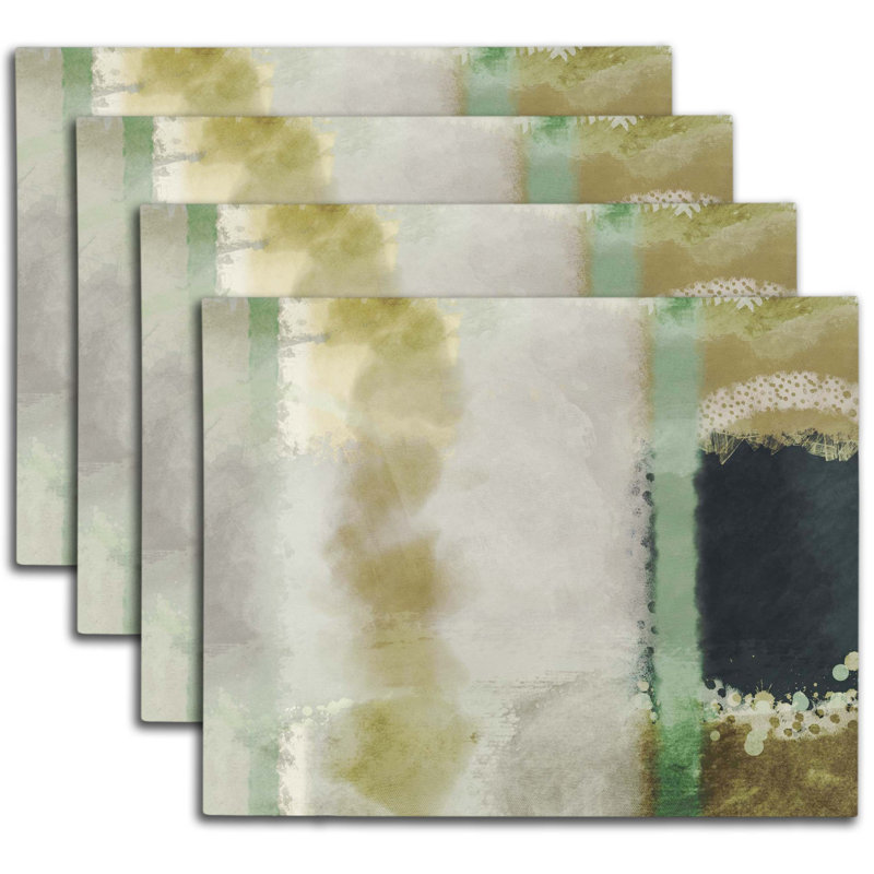 Napperon abstrait en polyester
