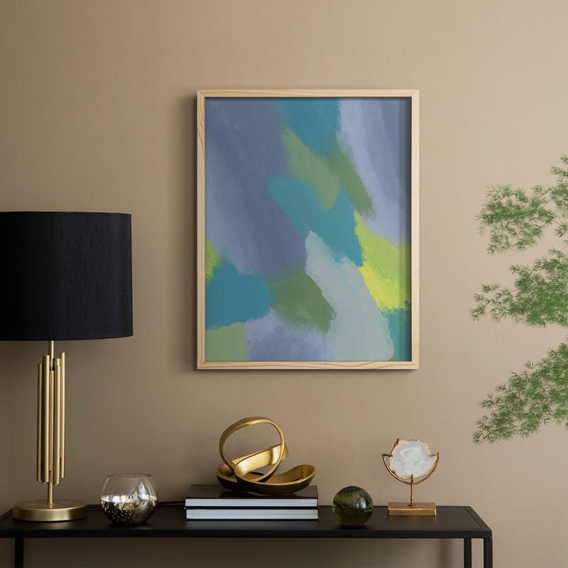 "Lost in Memories IV", reproduction encadrée - bois massif, H 21 po x l 17 po