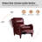 Beecher 28.75" Wide Leather Club Recliner-2039347257