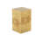 Cole And Grey Wood Square Cube Accent Table With Wood Grain Patterns