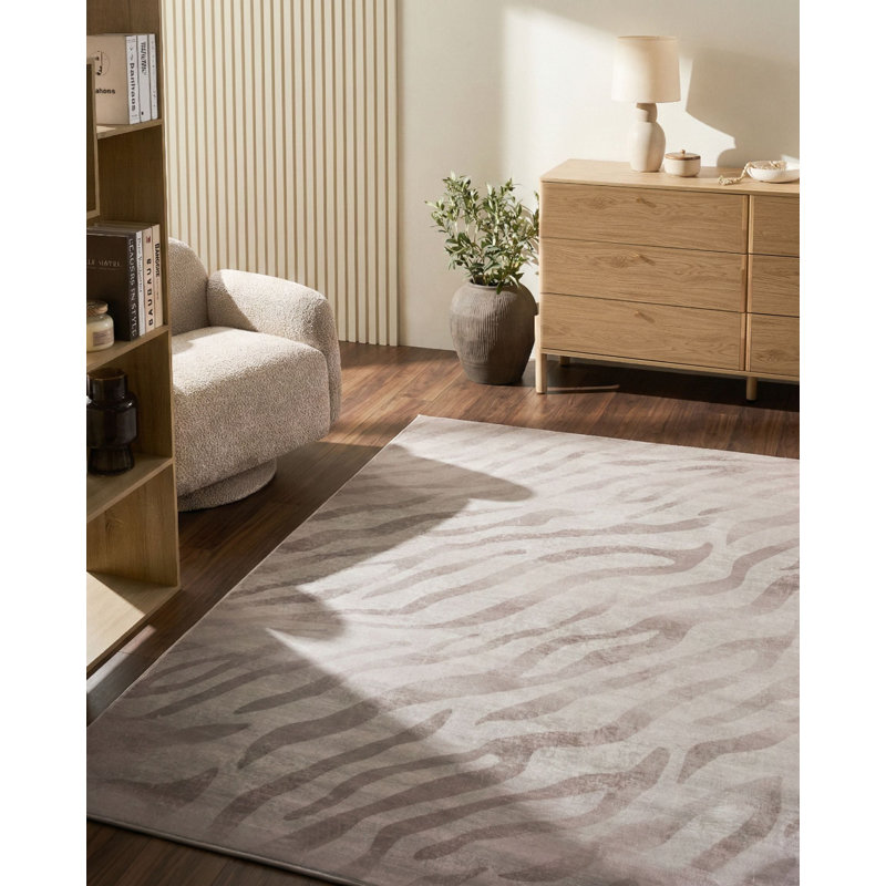 Striped Area Rug, Rectangle 160 x 230 cm