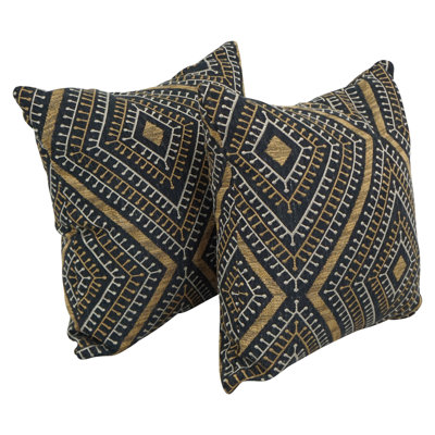 Geometric Reversible Throw Pillow