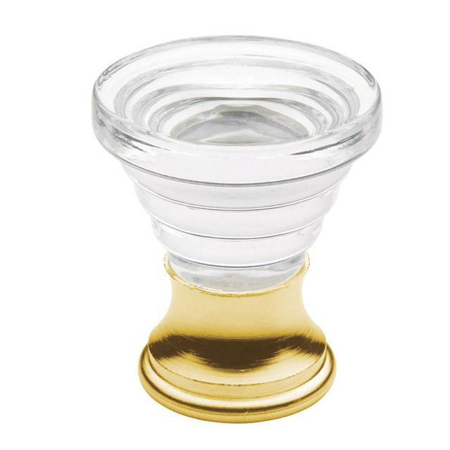 Crystal Conical Knob, Clear