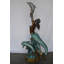 Mermaid and Three Dolphins Fountain Bronze Statue - Size 34" L x 41" W x 83 "H