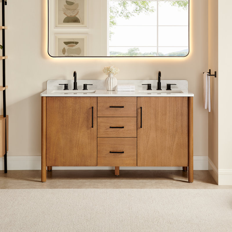 Ensemble de meuble-lavabo double 60 po Howes