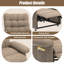 Fauteuil inclinable électrique pour personnes âgées - café profond, dossier réglable de 105 ° à 145 °, poche latérale-483950397