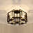 Newlin Glass Flush Mount-1097827407