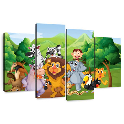 Ashelle Funny Jungle Animals