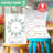 Scribbledo 10 Pack Telling Time Teaching Clock For Kids 9”x12”