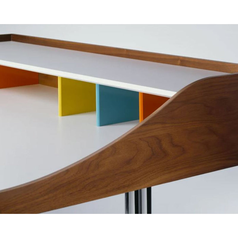 Italiano Walnut Veneer Office Desk