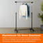 Galien Adjustable Rolling Clothing Rack
