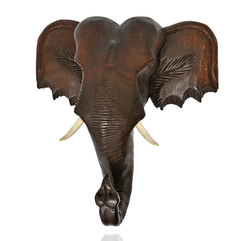 Décoration murale tête d'éléphant