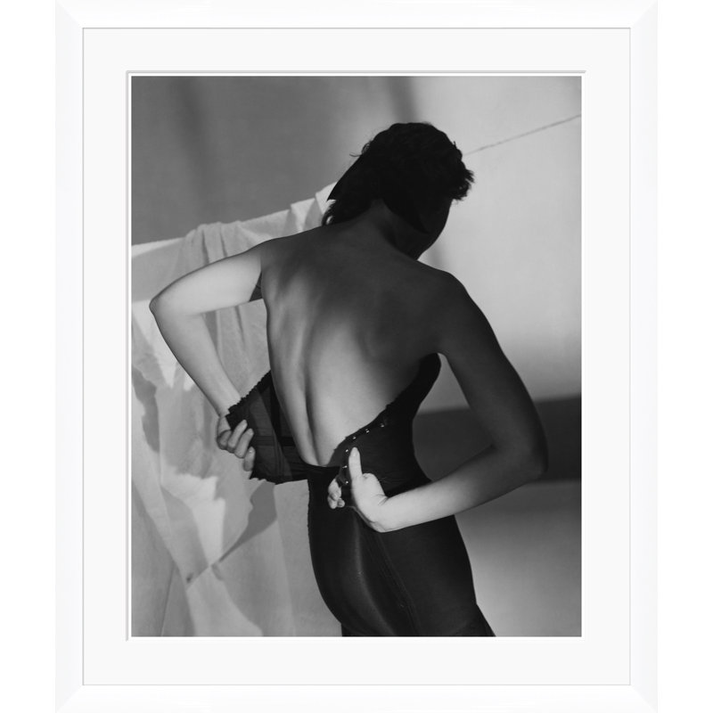 Vogue Magazine, "A Model Fastening Her Brassiere," Horst P. Horst, February 1, 1948 Print by Horst P. Horst