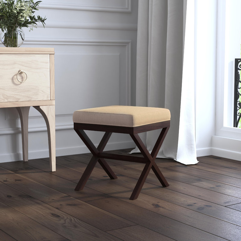 Pervin Solid Wood Accent Stool