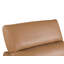 Canapé modulaire en cuir italien 4 pièces Clairemont Cognac Clairemont avec 2 fauteuils inclinables électriques et appuis-tête réglables-2075257899