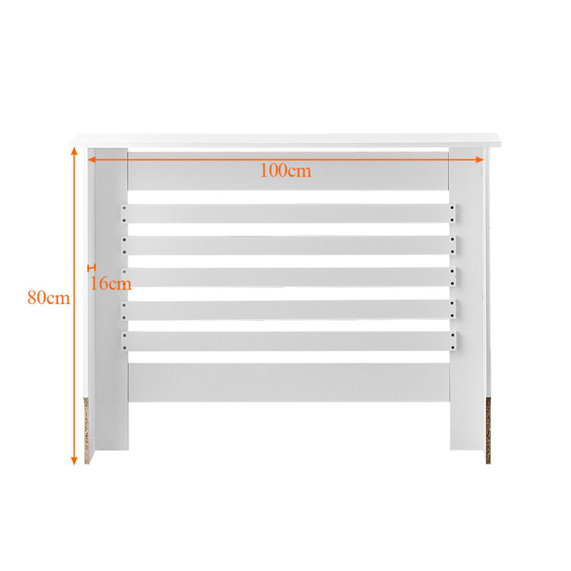 Zaina Radiator Cover, 82cm H x 109cm W x 19cm D