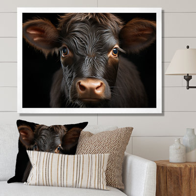 Portrait de vache - grande vache, art mural
