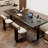 Solid wood electric height-adjustable desk