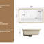 Évier encastré blanc de 28 pouces pour la cuisine et la salle de bain Wrenshall, cuve simple spacieuse, finition lisse avec base moderne, noyau solide