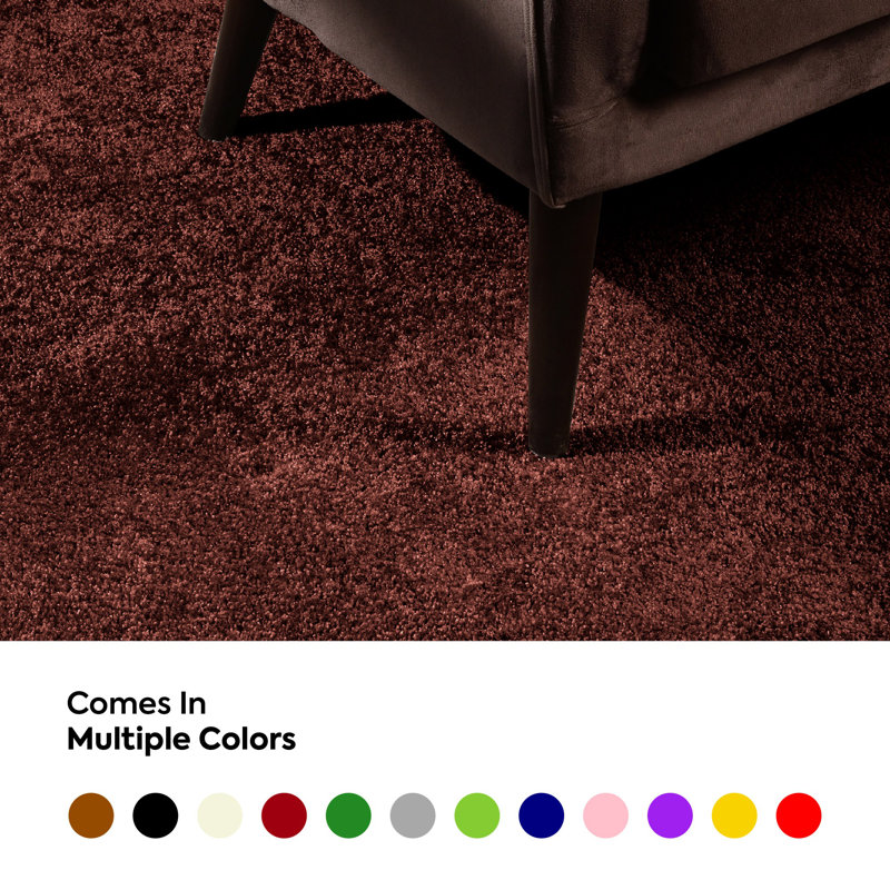 Ensemble de tapis intérieur / extérieur en polyester touffeté à la machine couleur brun Takia, Octogone 3 pi x 3 pi