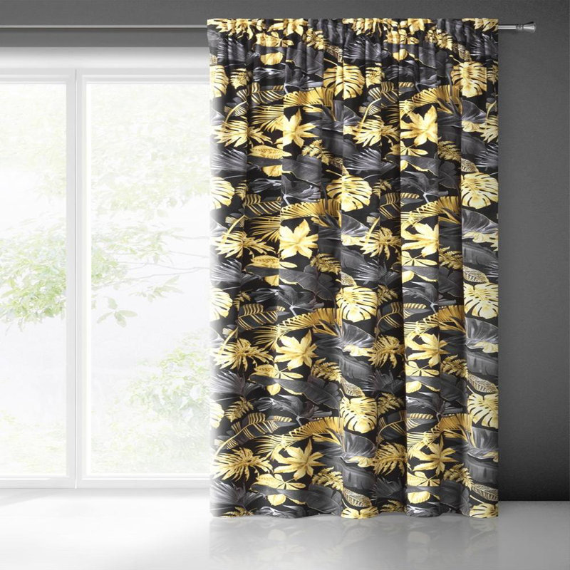 Golinda Blackout Curtain Single Panel