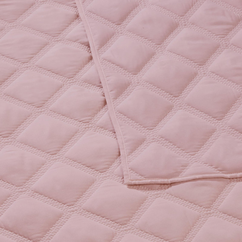 Everyday Quilt, Light Blue, Queen Quilt + 2 Shams