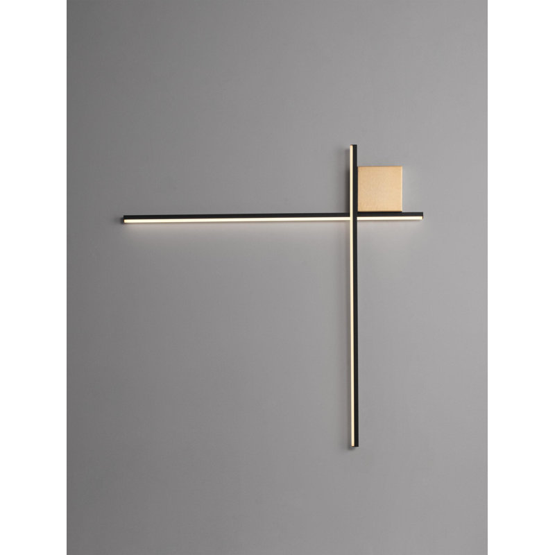 Wall Sconce, 80 cm H x 80 cm W x 4 cm D, BRUSHED GOLD, 1359, 20