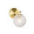Prismatic 1-Light Wall Sconce - Brushed Gold-230865215