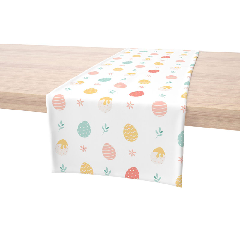 Forestal Rectangular Cotton Twill Table Runner, 108" L x 16" W 