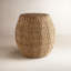 Seagrass Hourglass Pouf