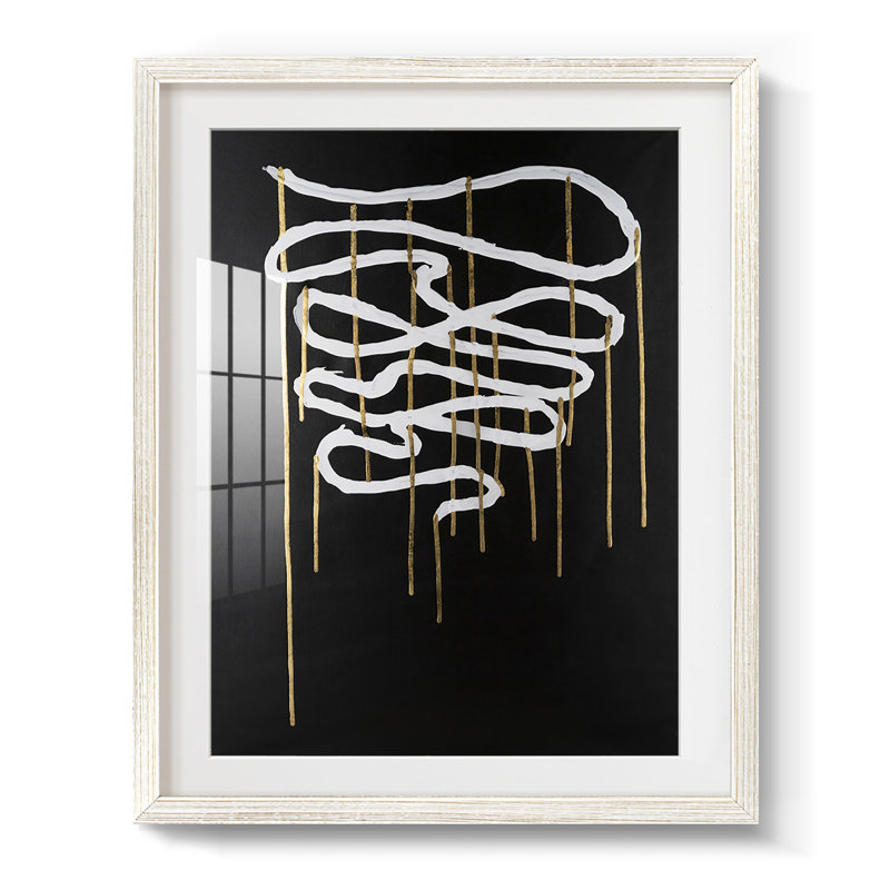 «Weeping Ribbon II», impression encadrée, H 28,5 po x l 20,5 po, Blanc