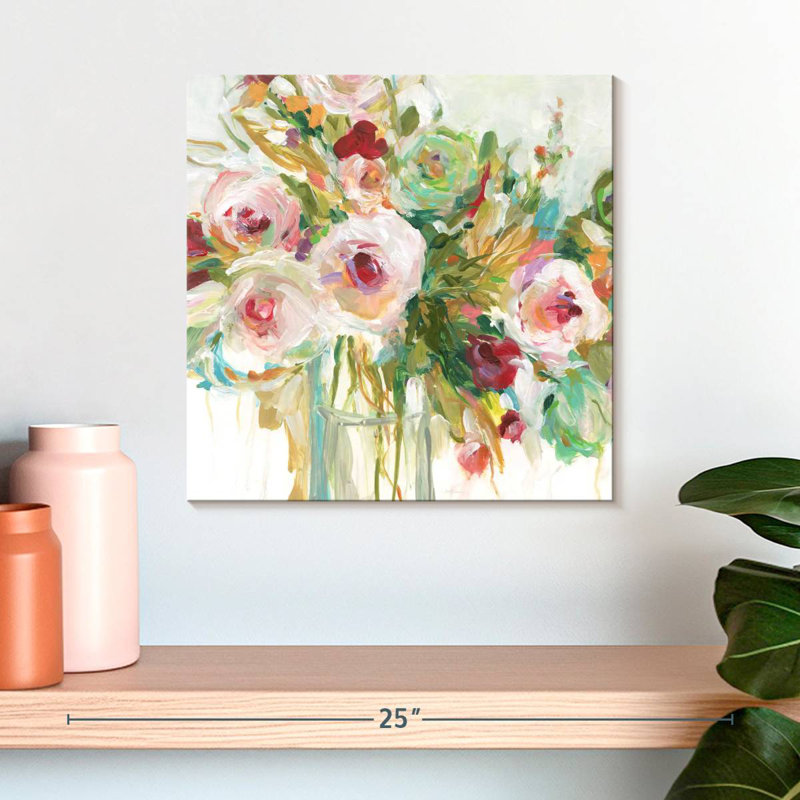 Abandon floral, H 16 po x l 16 po