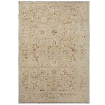 Lueseal One-of-a-Kind 4' X 6' Wool Area Rug in Beige