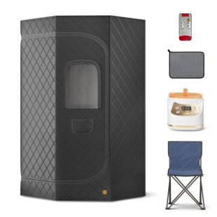 X-Large Portable Home Sauna Tent with 3L 1500W Steamer