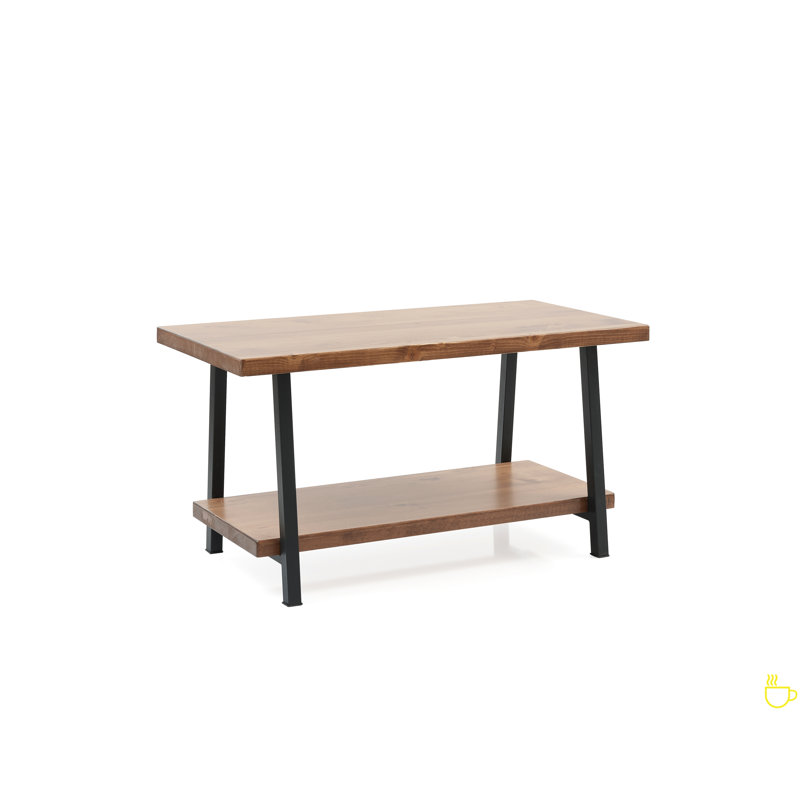 Table basse rustique en bois massif 39 po Furnish Home Store London