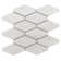 Stately Elongated Hex 12" x 12" Porcelain Marble Look Tile