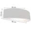 Blandford Ceramic Up & Downlight